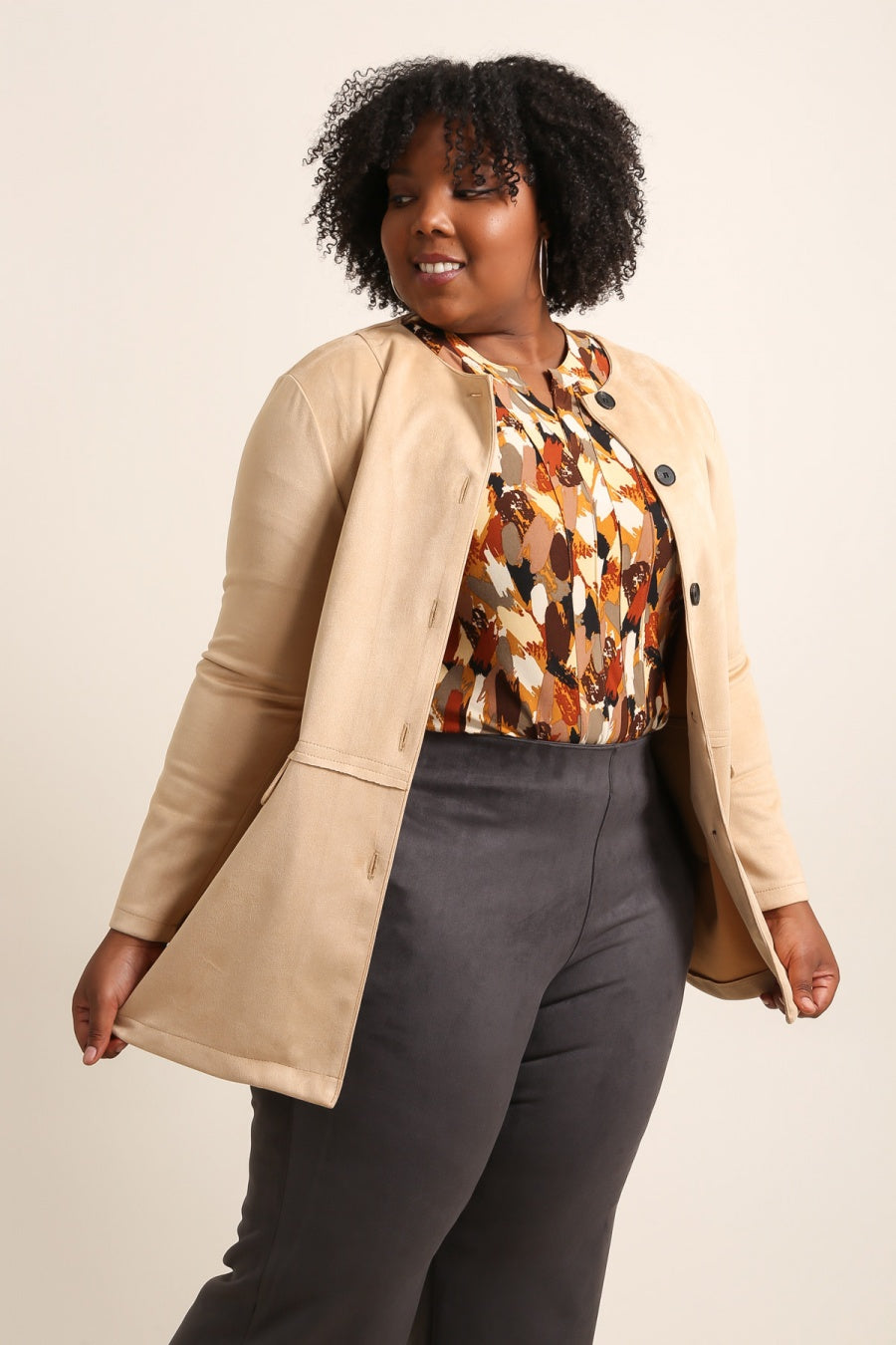 Cappotto -Taglie Curvy -Comode