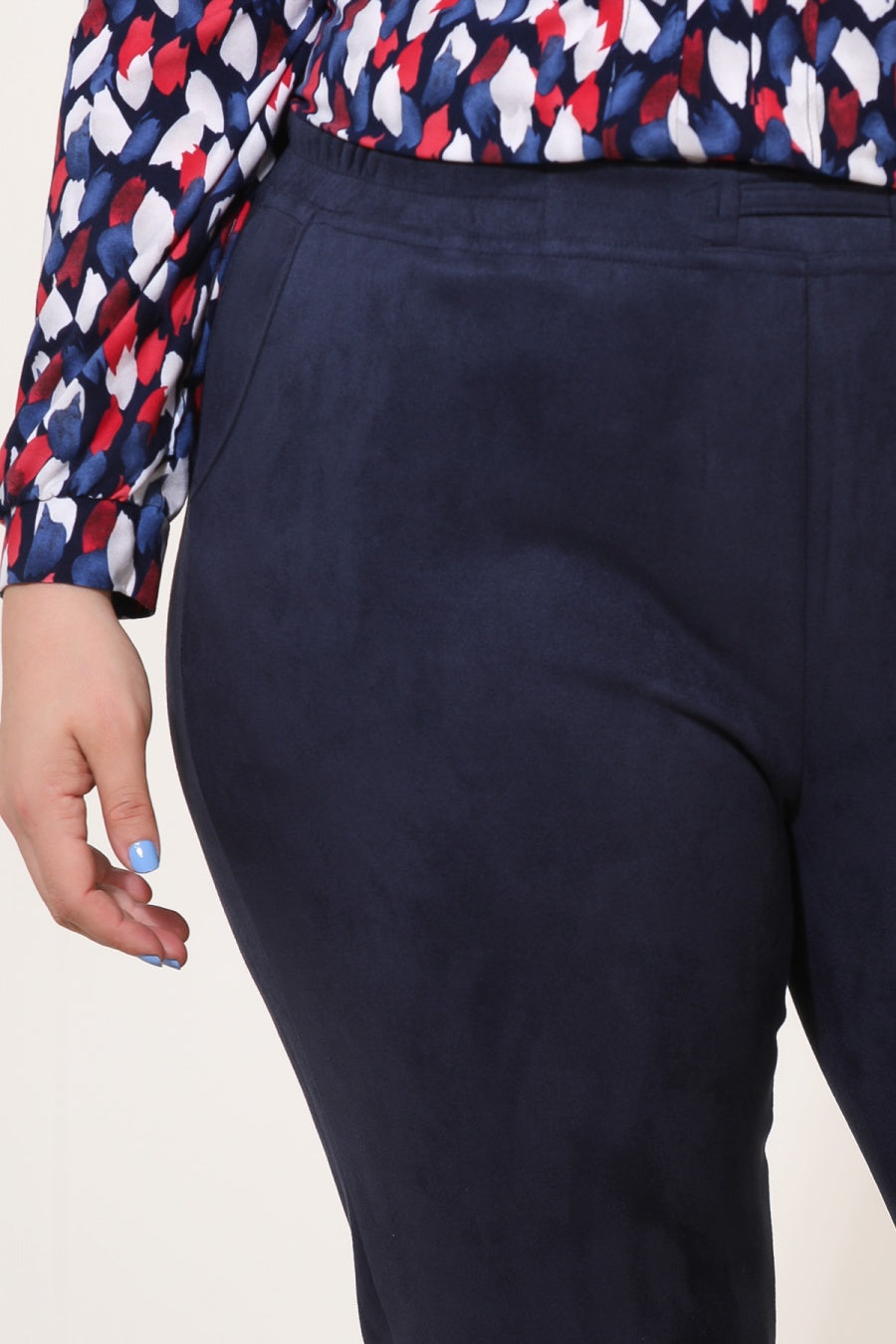 Pantalone a sigaretta Taglie Comode Curvy Size