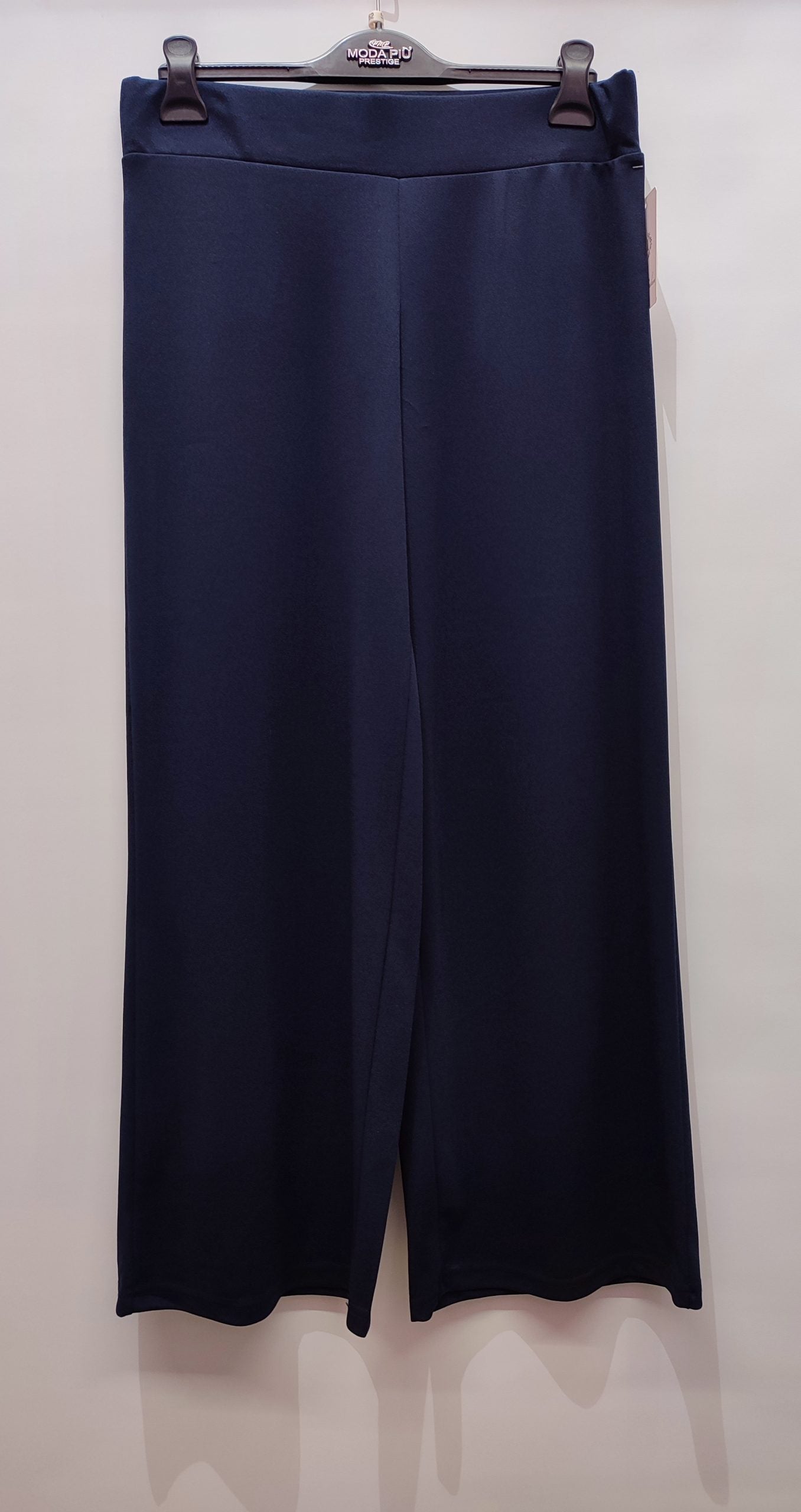Pantalone palazzo con elastico in vita