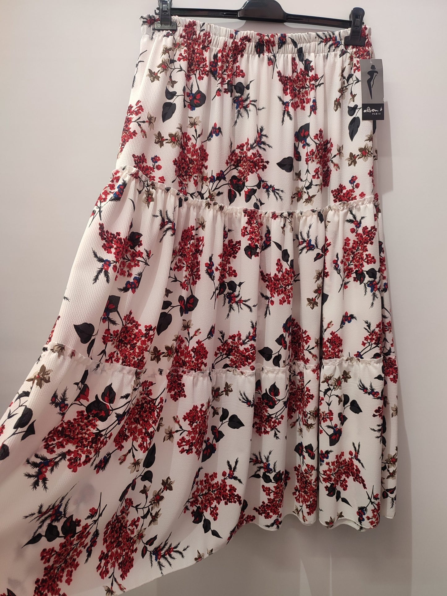 Gonna Taglie Forti con Stampa Floreale