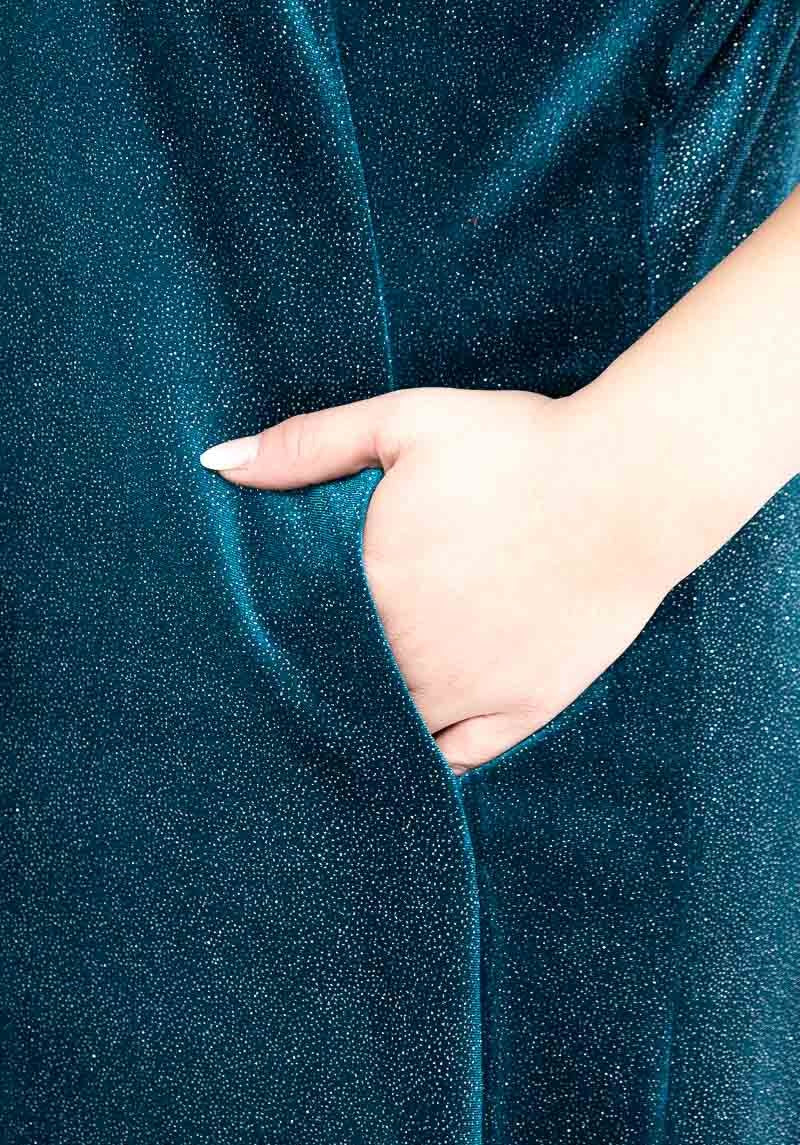 Abito di velluto scintillante