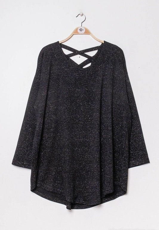 Maglia con paillettes