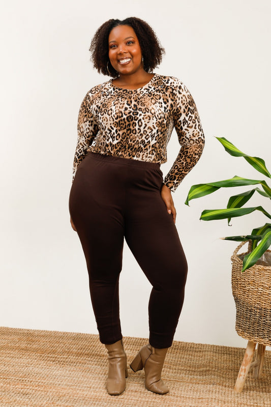 Leggings Pratici Comodi per Taglie Forti -Comode