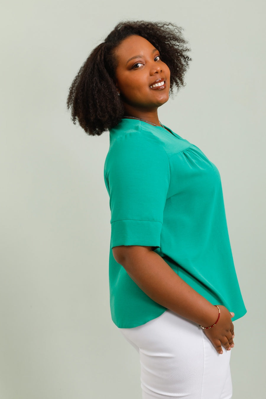 Camicetta Donna Verde Taglie Comode – Comoda e Fresca