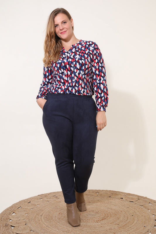 Pantalone a sigaretta Taglie Comode Curvy Size