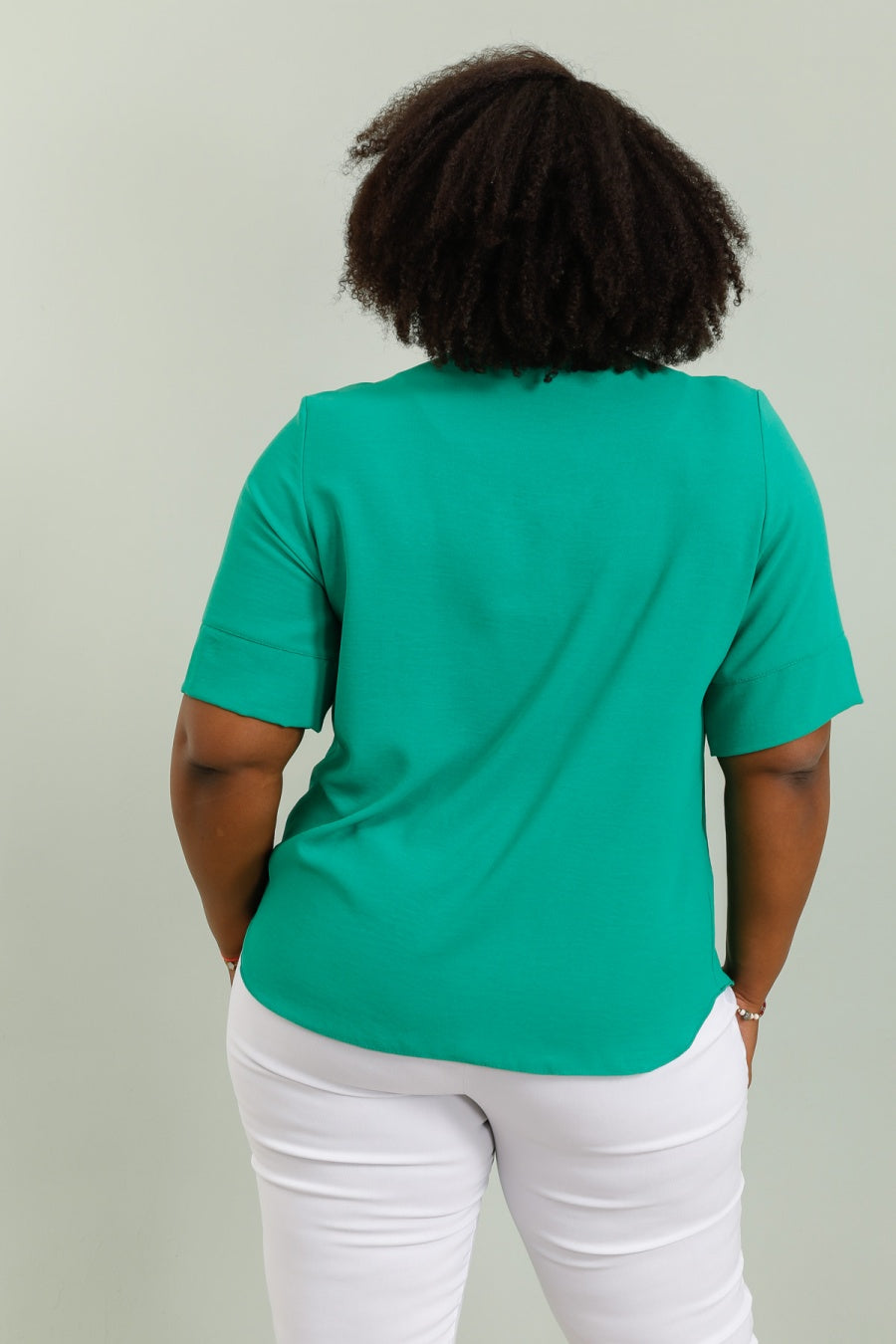 Camicetta Donna Verde Taglie Comode – Comoda e Fresca