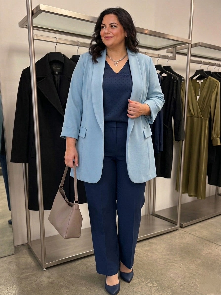 Giacca Versatile Elegante E Sportiva Con Bottone E Tasche Con Patta