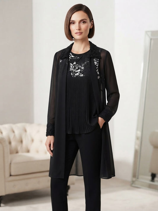 Spolverino elegante donna in pizzo e strass