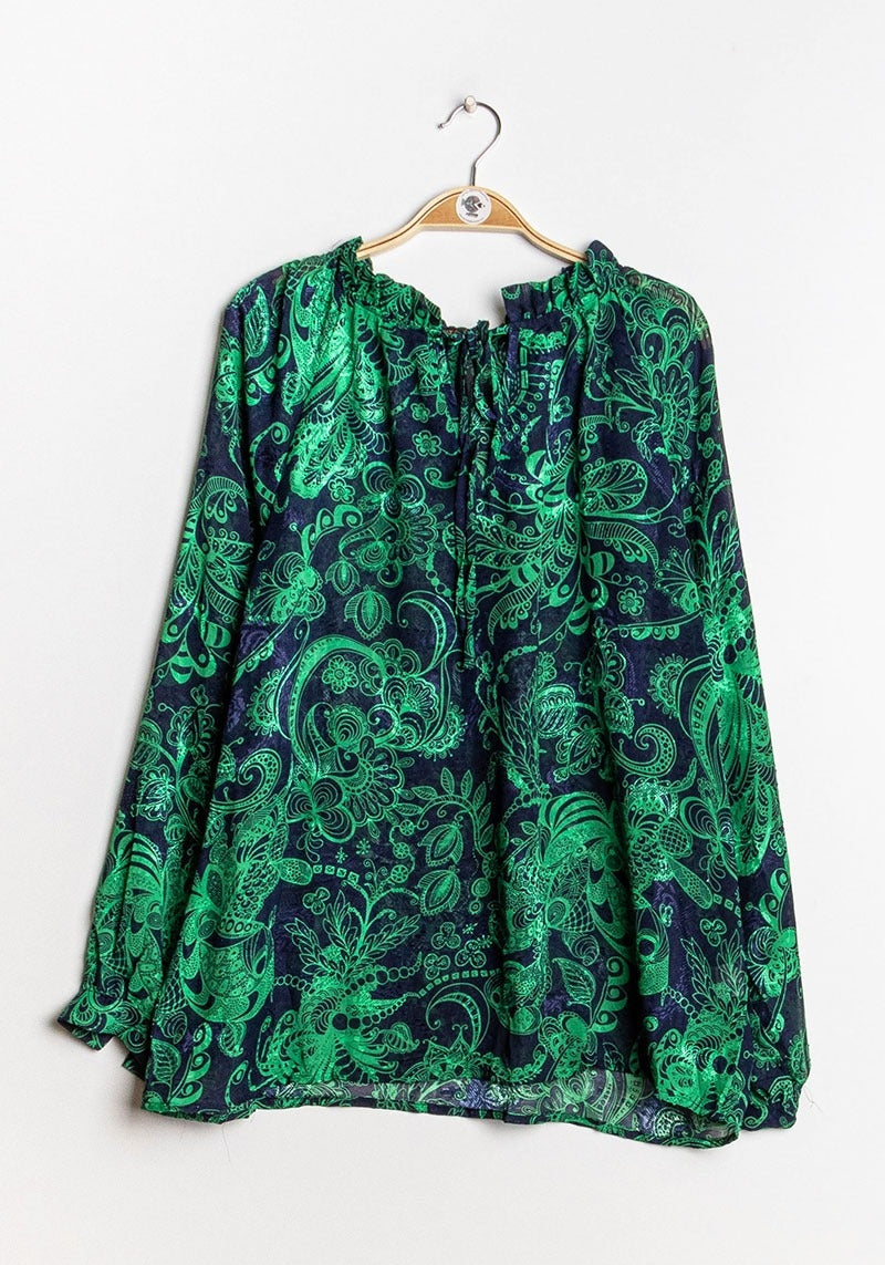 Blusa fantasia floreale