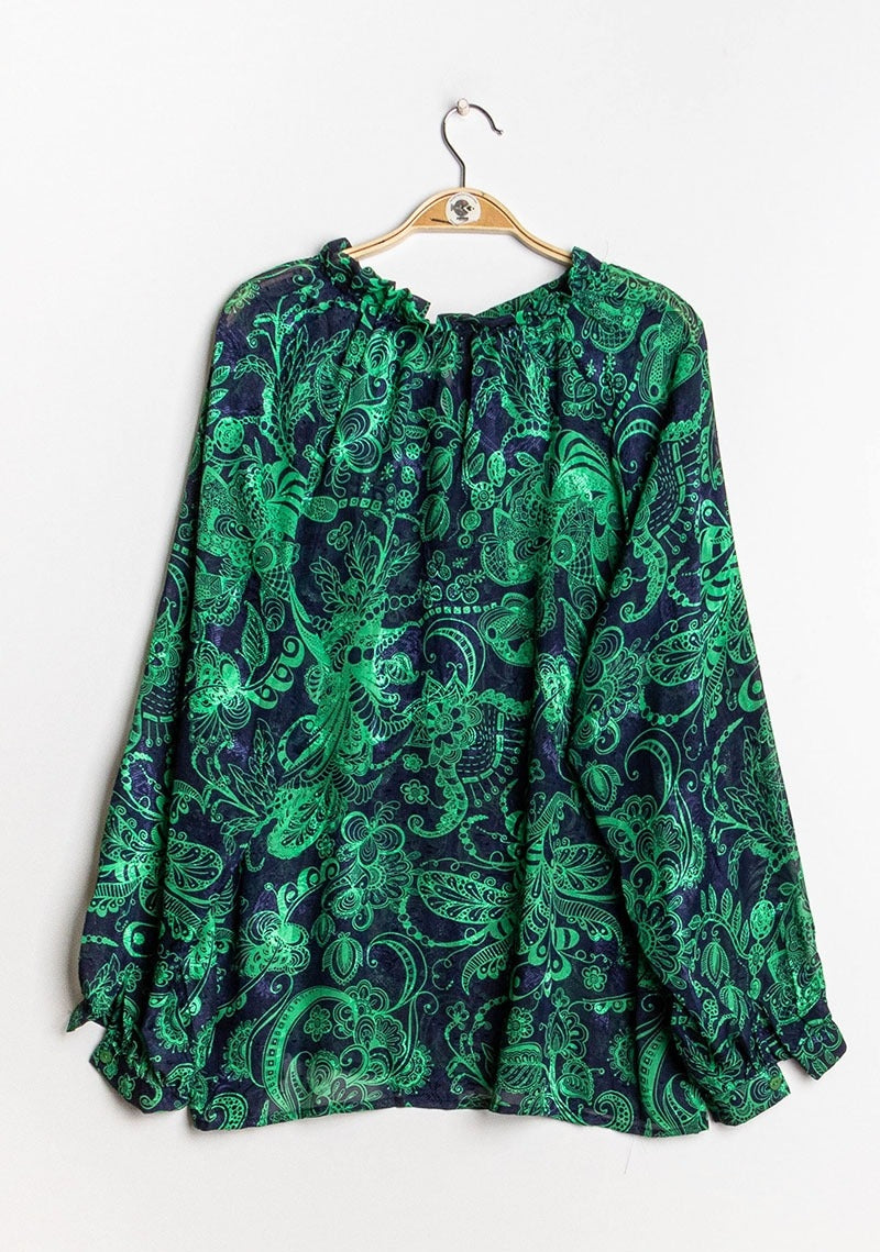 Blusa fantasia floreale
