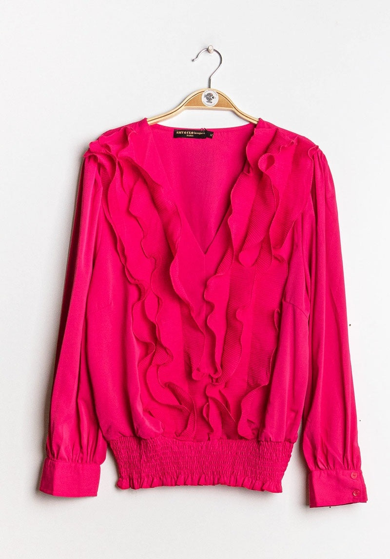 Blusa con volant