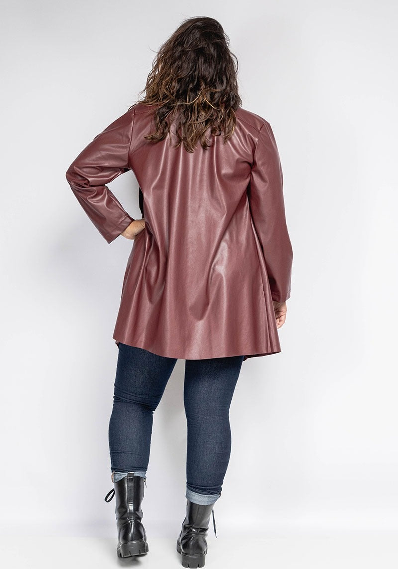 Giacca in ecopelle Taglie Comode - Curvy