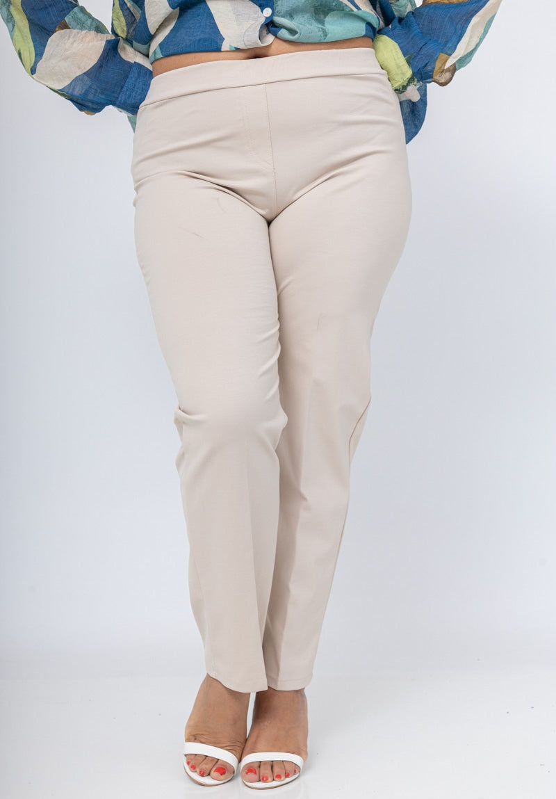 Pantaloni a sigaretta in tessuto elasticizzato