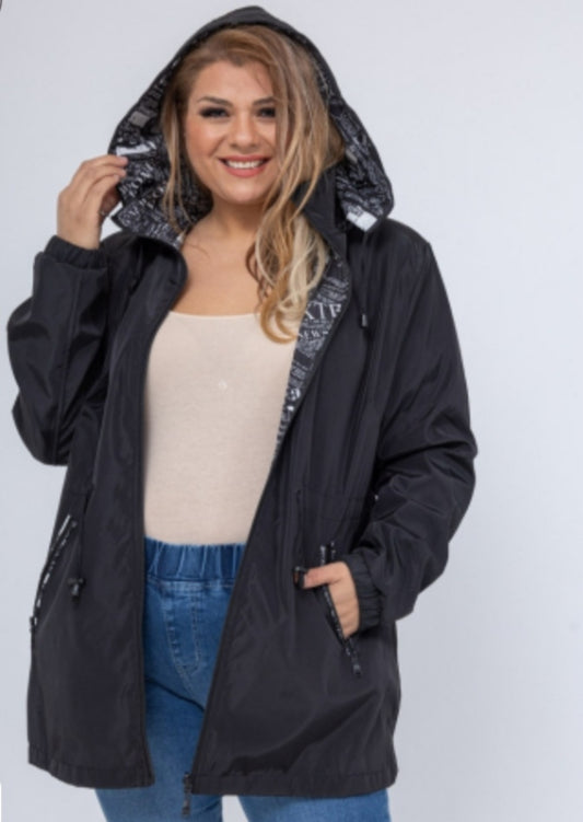 Parka impermeabile reversibile