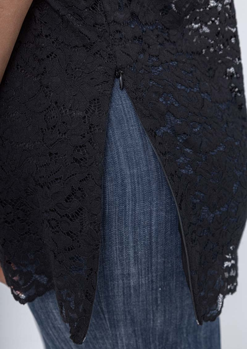 Blusa con maniche volant