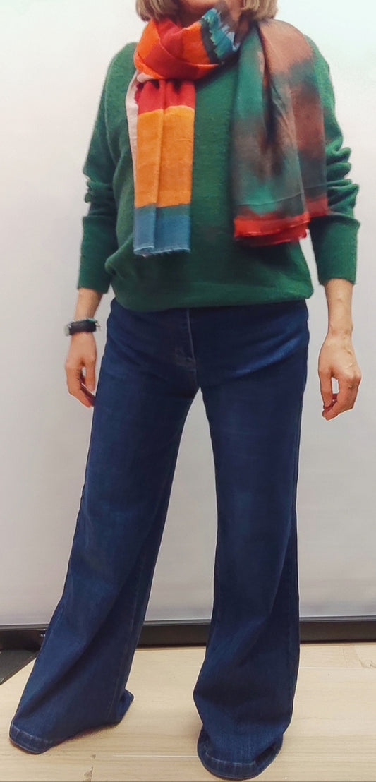 Jeans a palazzo curvy