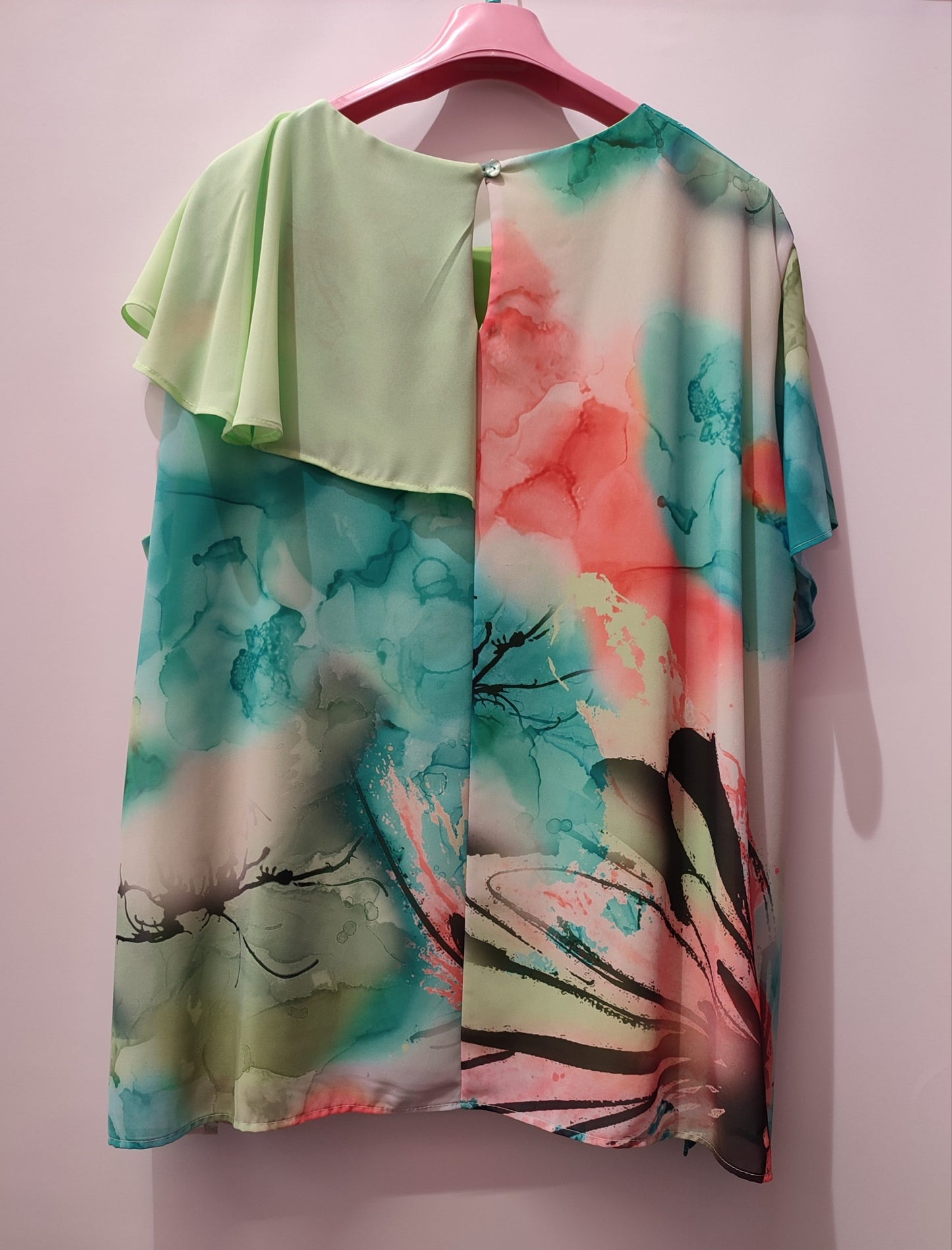 Casacca con dettagli floreali