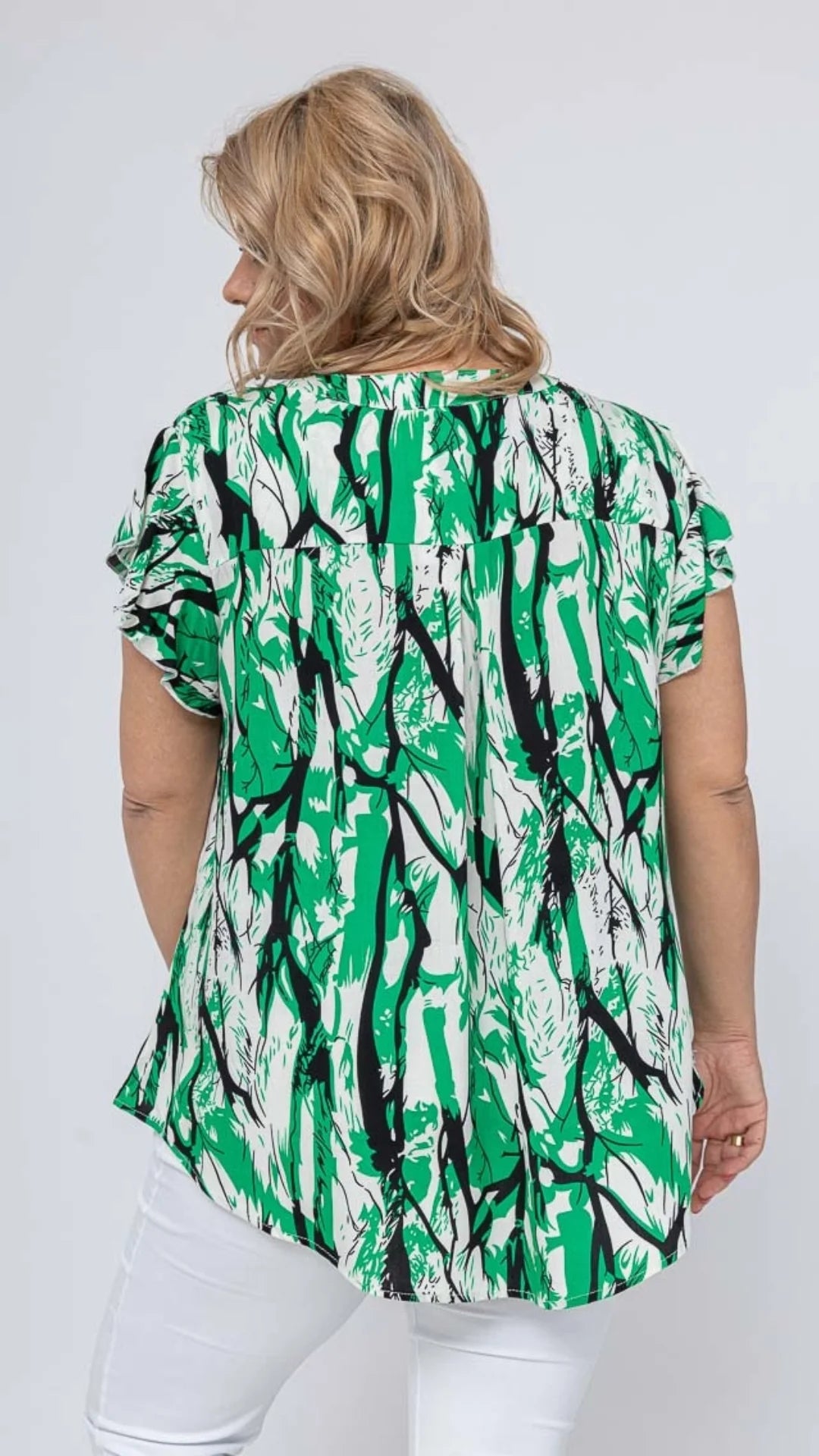 Blusa con motivo fantasioso