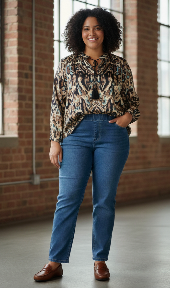 Jeans elasticizzzato Taglie comode