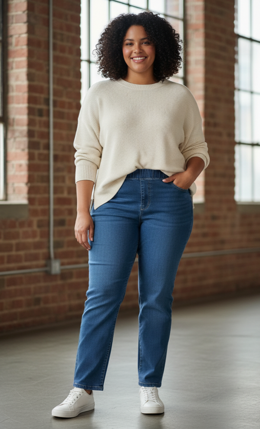 Jeans elasticizzzato Taglie comode