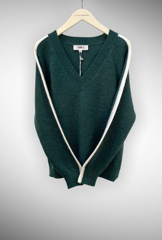 Pullover in maglia a righe